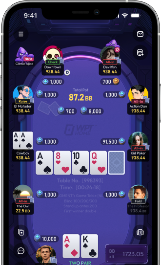 Playing poker among friends